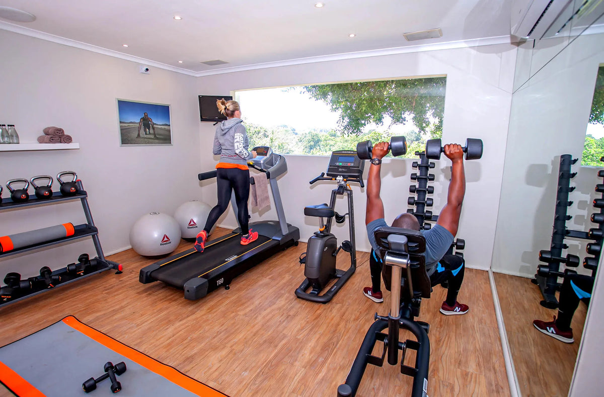 Hotel Gym at The Cellars Hohenort, Cape Town, South Africa.