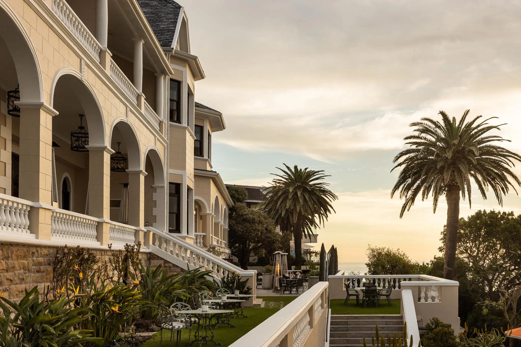 Ellerman House Terrace at Ellerman House, Cape Town, South Africa.