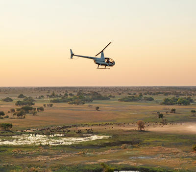 Camp Okavango Scenic Heli