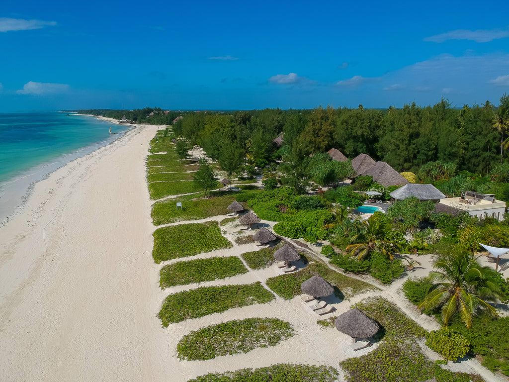Aerial view of the resort