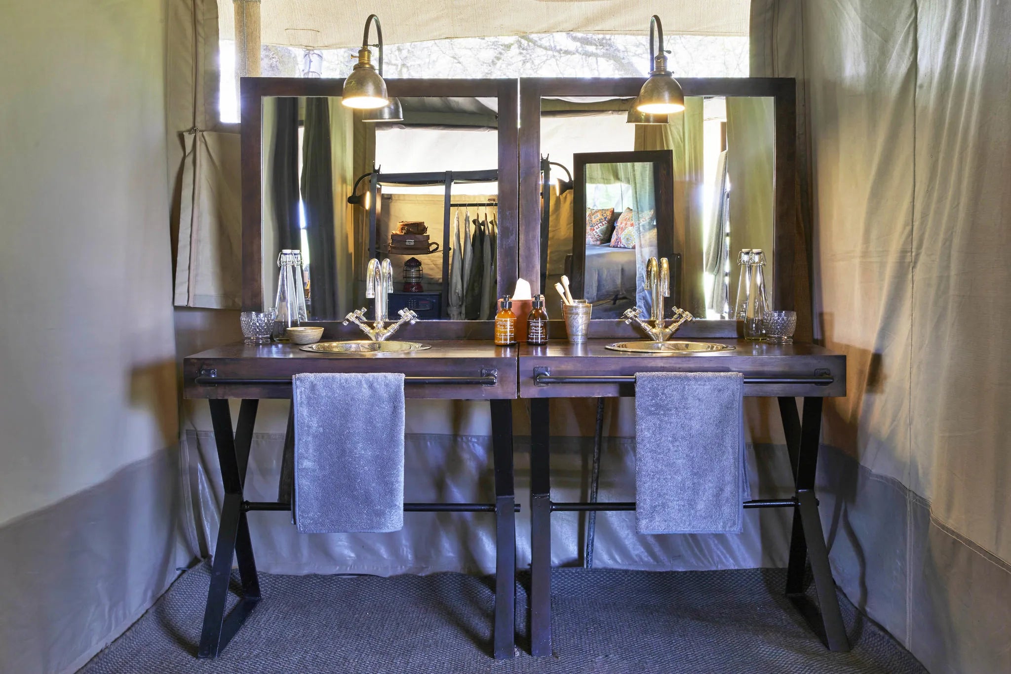 Tented rooms