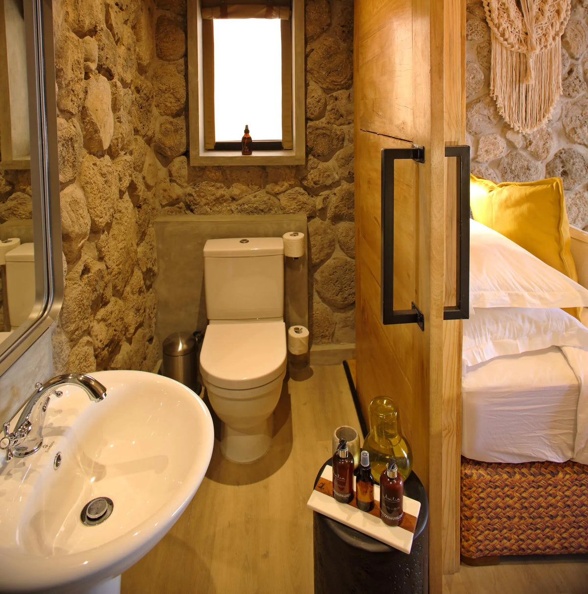Namiri Plains - Bathroom at Namiri Plains Camp, Eastern Serengeti, Tanzania.