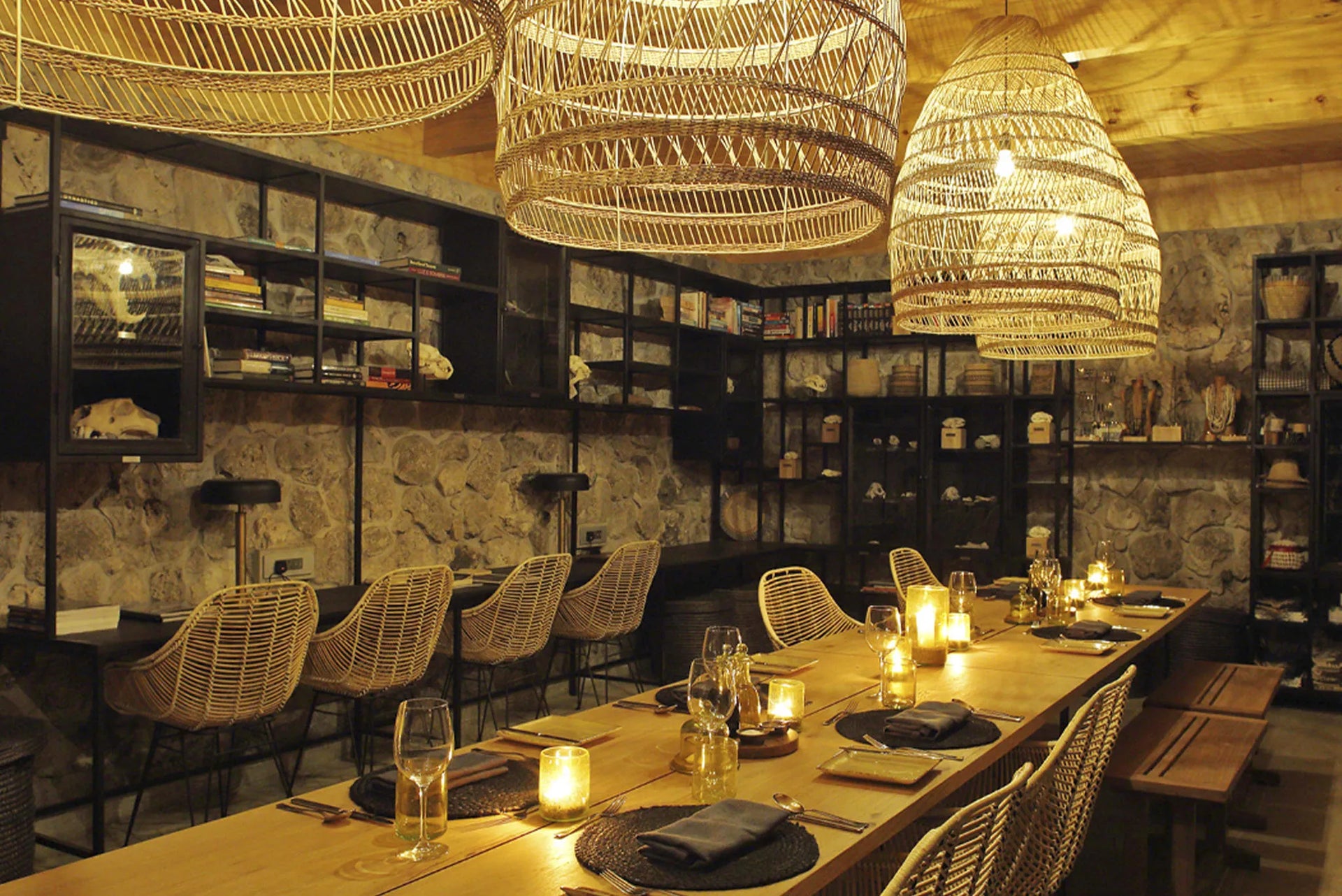 Namiri Plains - The Den Private Dining at Namiri Plains Camp, Eastern Serengeti, Tanzania.
