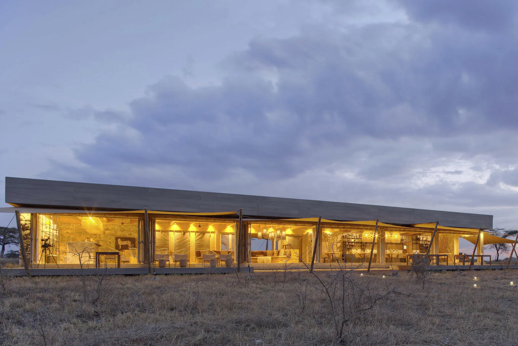 Namiri Plains - Main Area at Namiri Plains Camp, Eastern Serengeti, Tanzania.