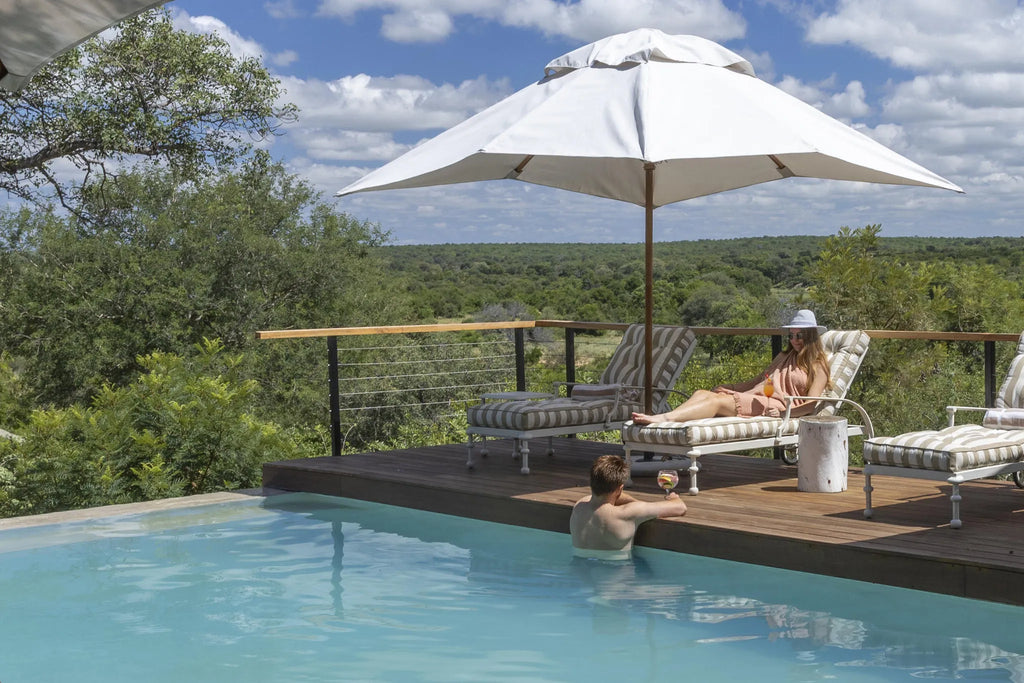 Simbavati Hilltop Lodge at Simbavati Hilltop Lodge, Timbavati Private Nature Reserve, South Africa.