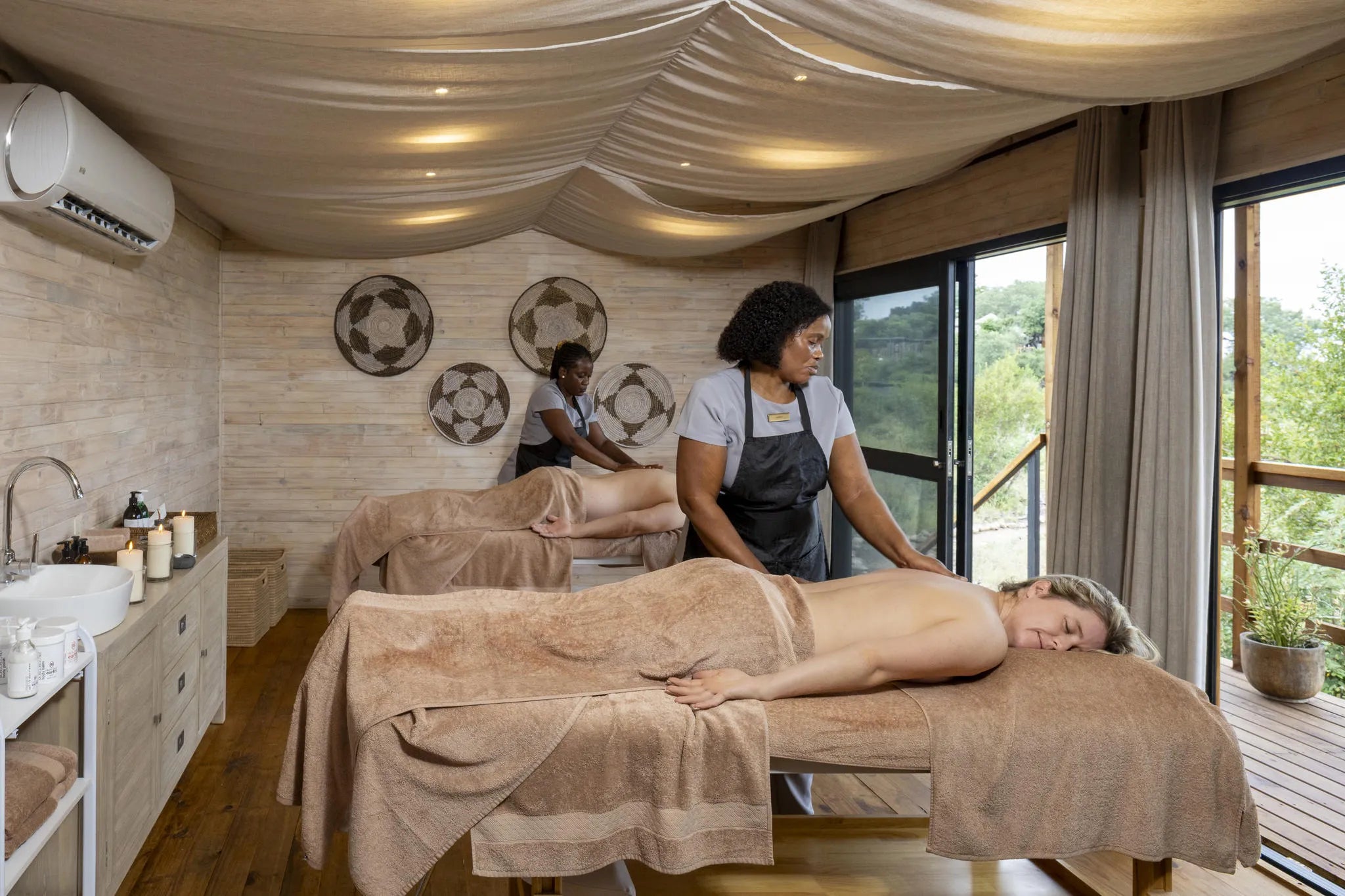 Simbavati Hilltop Lodge at Simbavati Hilltop Lodge, Timbavati Private Nature Reserve, South Africa.