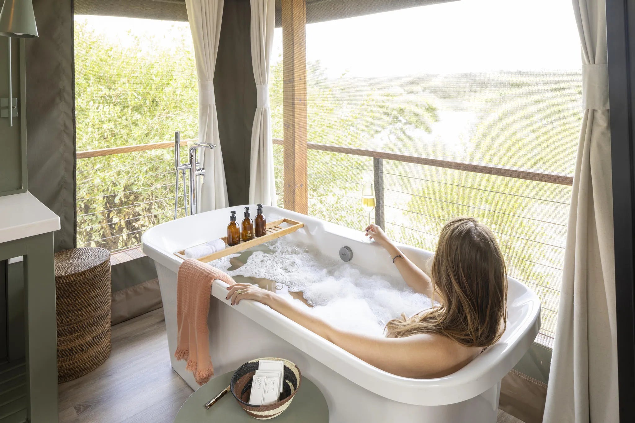Simbavati Hilltop Lodge at Simbavati Hilltop Lodge, Timbavati Private Nature Reserve, South Africa.