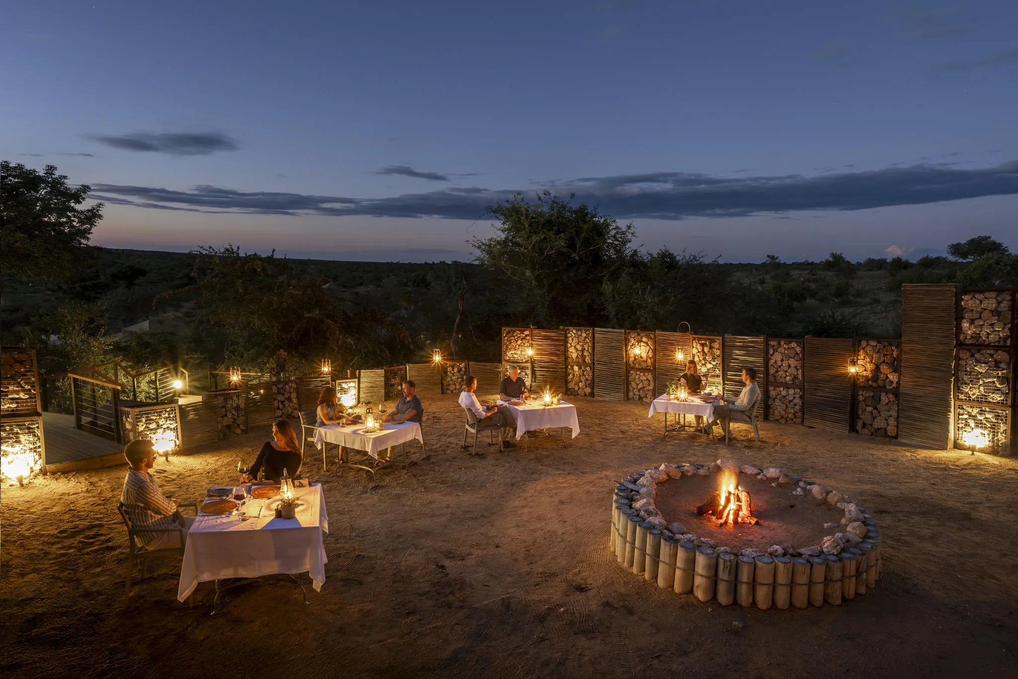 Simbavati Hilltop Lodge at Simbavati Hilltop Lodge, Timbavati Private Nature Reserve, South Africa.