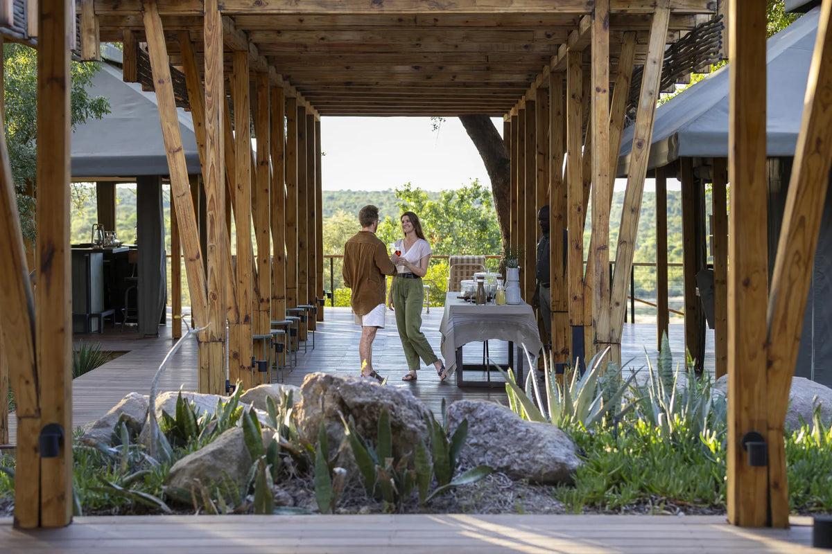 Simbavati Hilltop Lodge at Simbavati Hilltop Lodge, Timbavati Private Nature Reserve, South Africa.