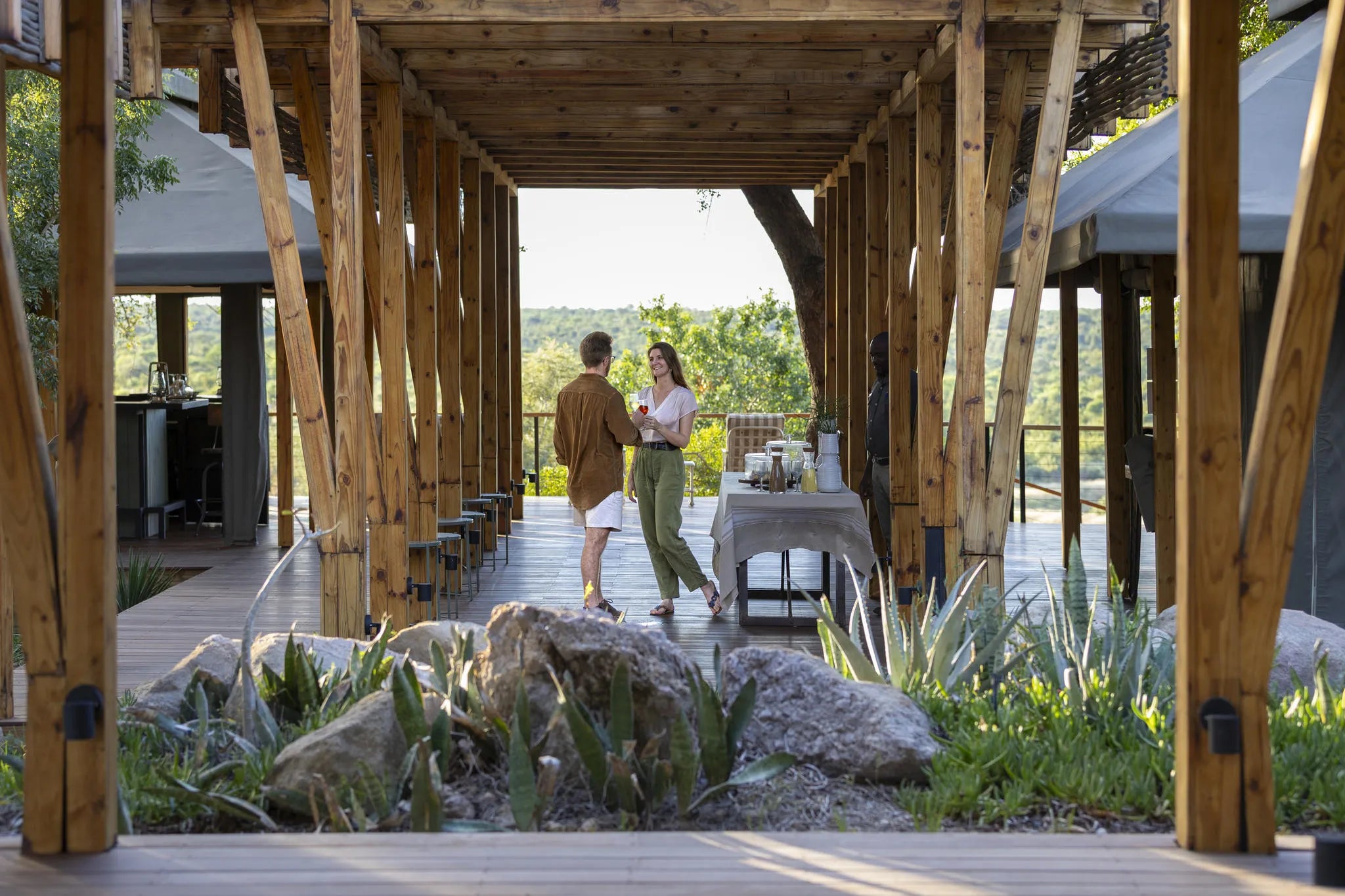 Simbavati Hilltop Lodge at Simbavati Hilltop Lodge, Timbavati Private Nature Reserve, South Africa.