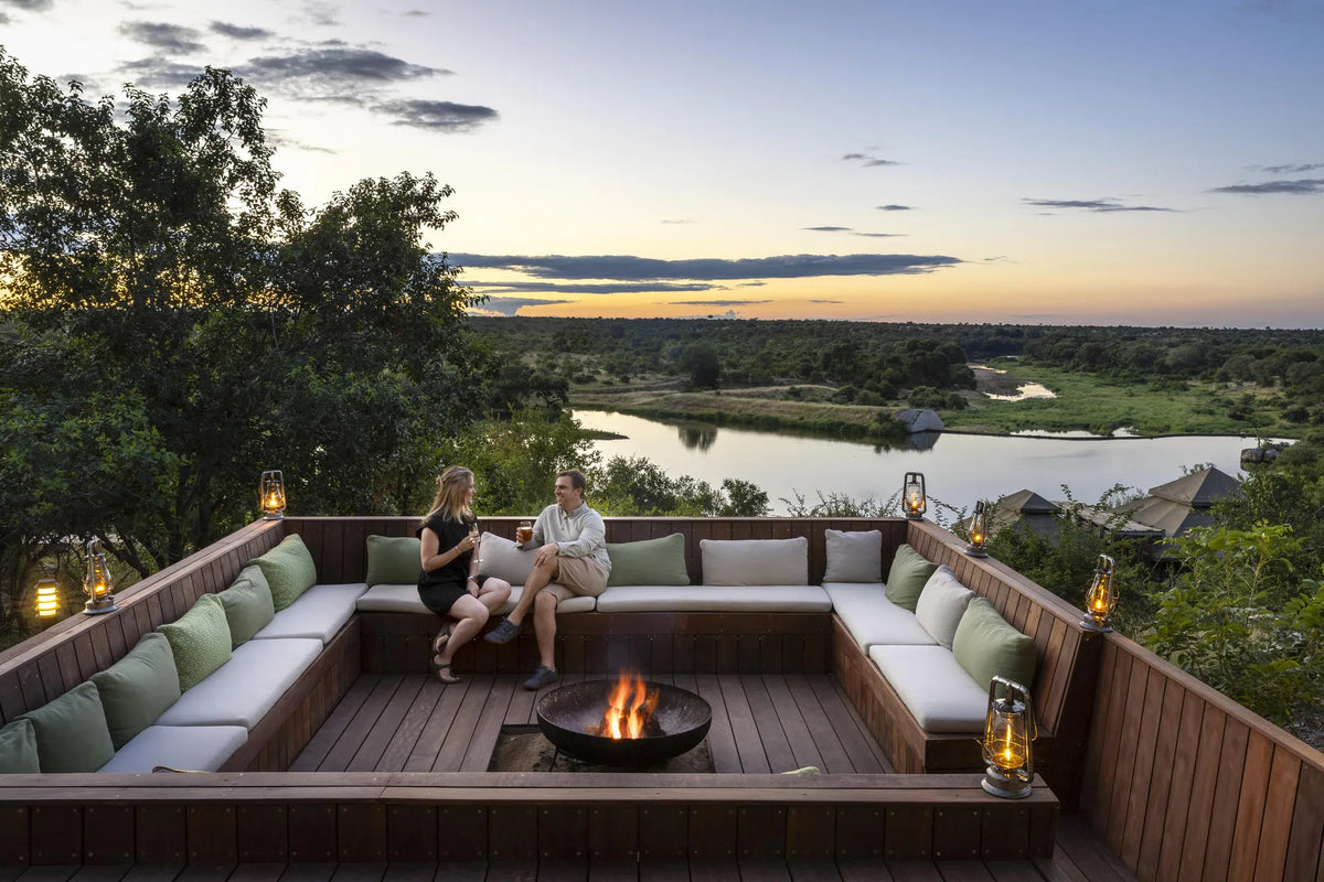 Simbavati Hilltop Lodge at Simbavati Hilltop Lodge, Timbavati Private Nature Reserve, South Africa.
