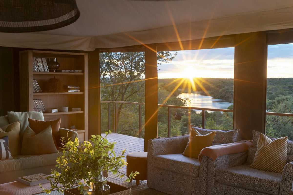 Simbavati Hilltop Lodge at Simbavati Hilltop Lodge, Timbavati Private Nature Reserve, South Africa.