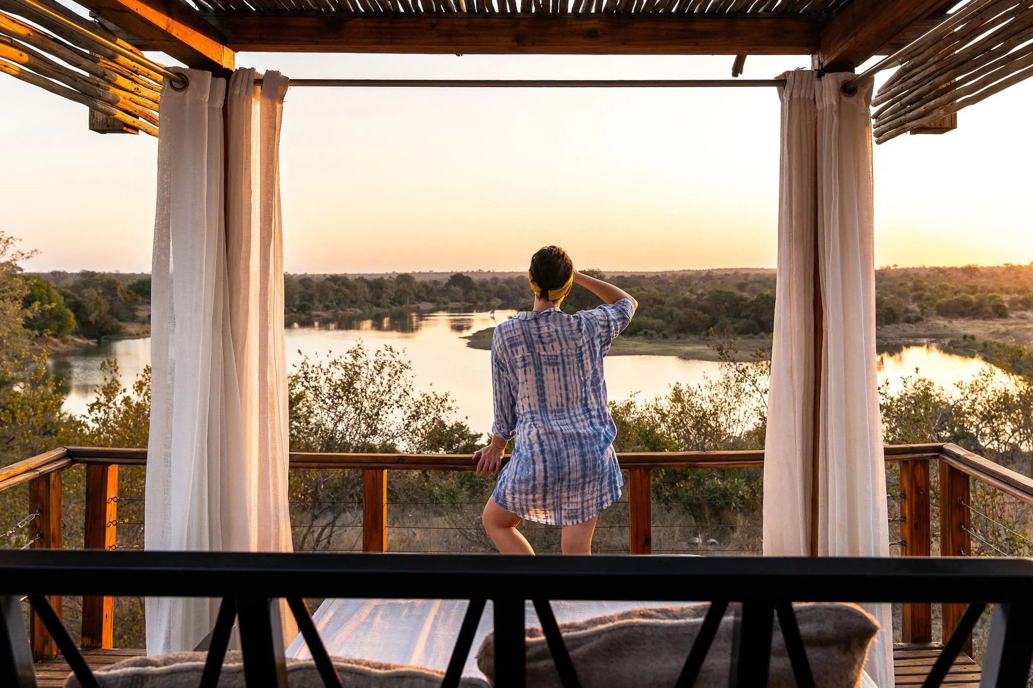 Simbavati Hilltop Lodge at Simbavati Hilltop Lodge, Timbavati Private Nature Reserve, South Africa.