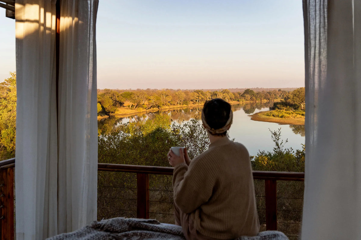 Simbavati Hilltop Lodge at Simbavati Hilltop Lodge, Timbavati Private Nature Reserve, South Africa.