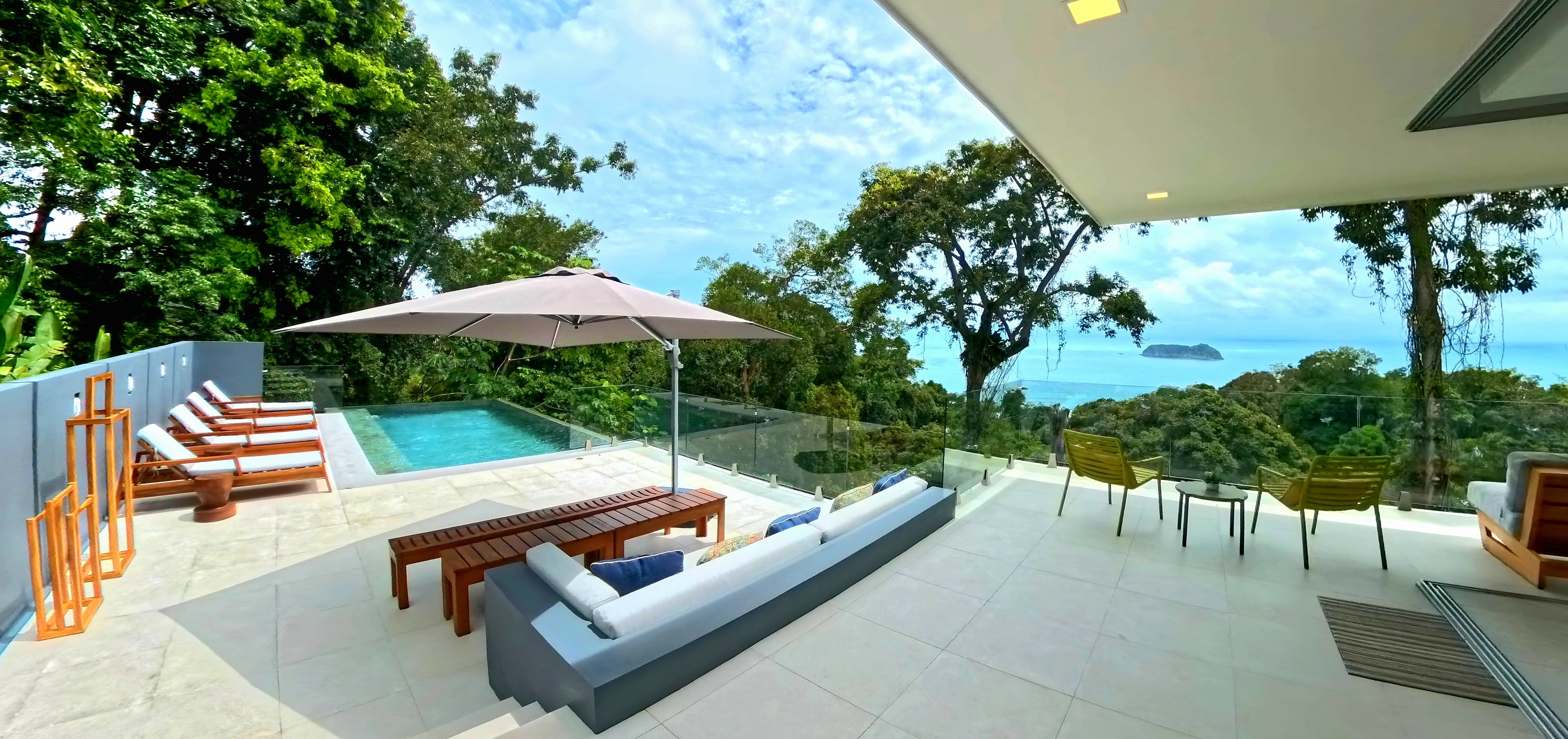View from the pool