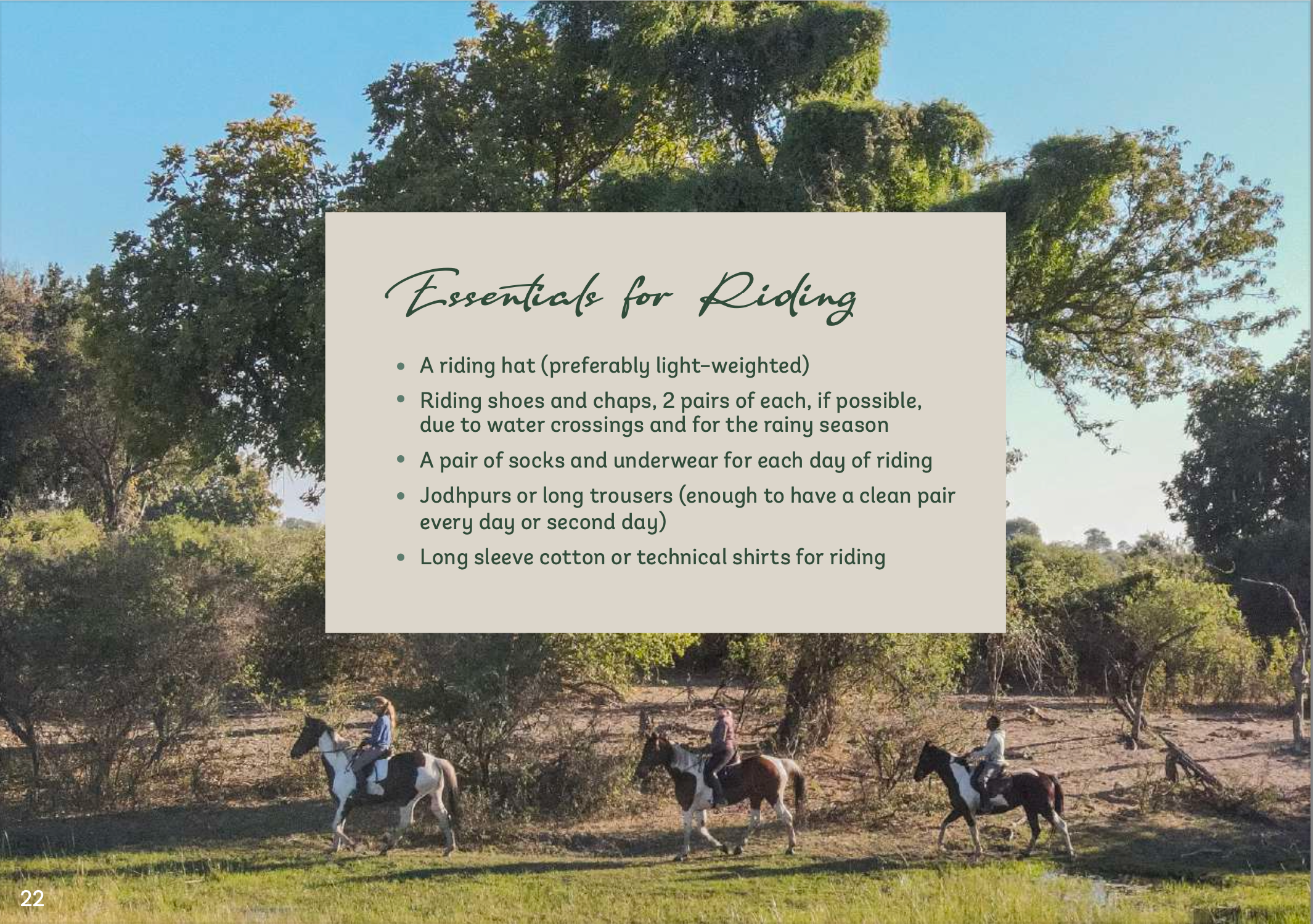 Bontsintsi Horse Safaris, Okavango Delta
