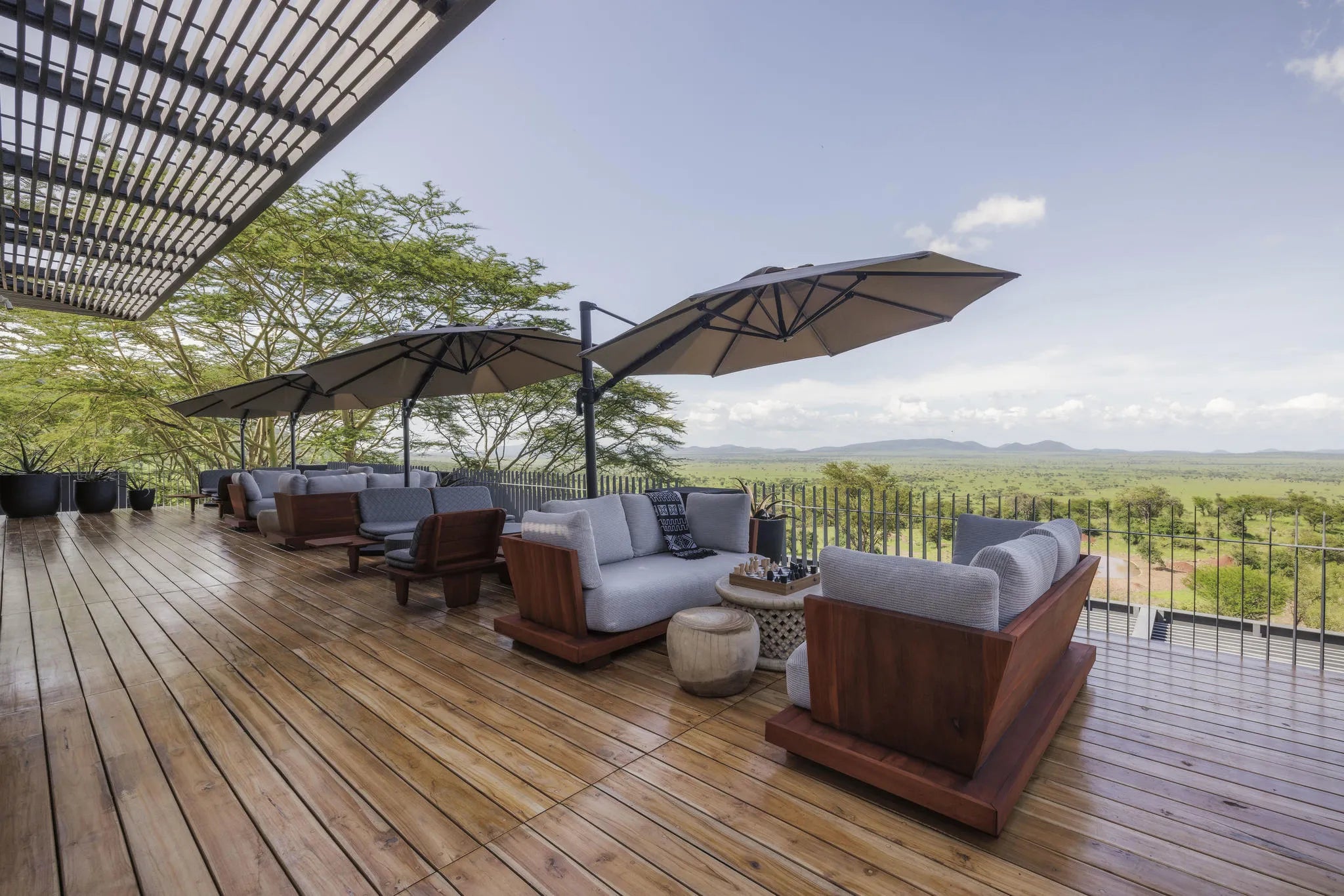 Agama Upper Deck & View at Serengeti Explorer by Elewana Collection, Seronera, Tanzania.