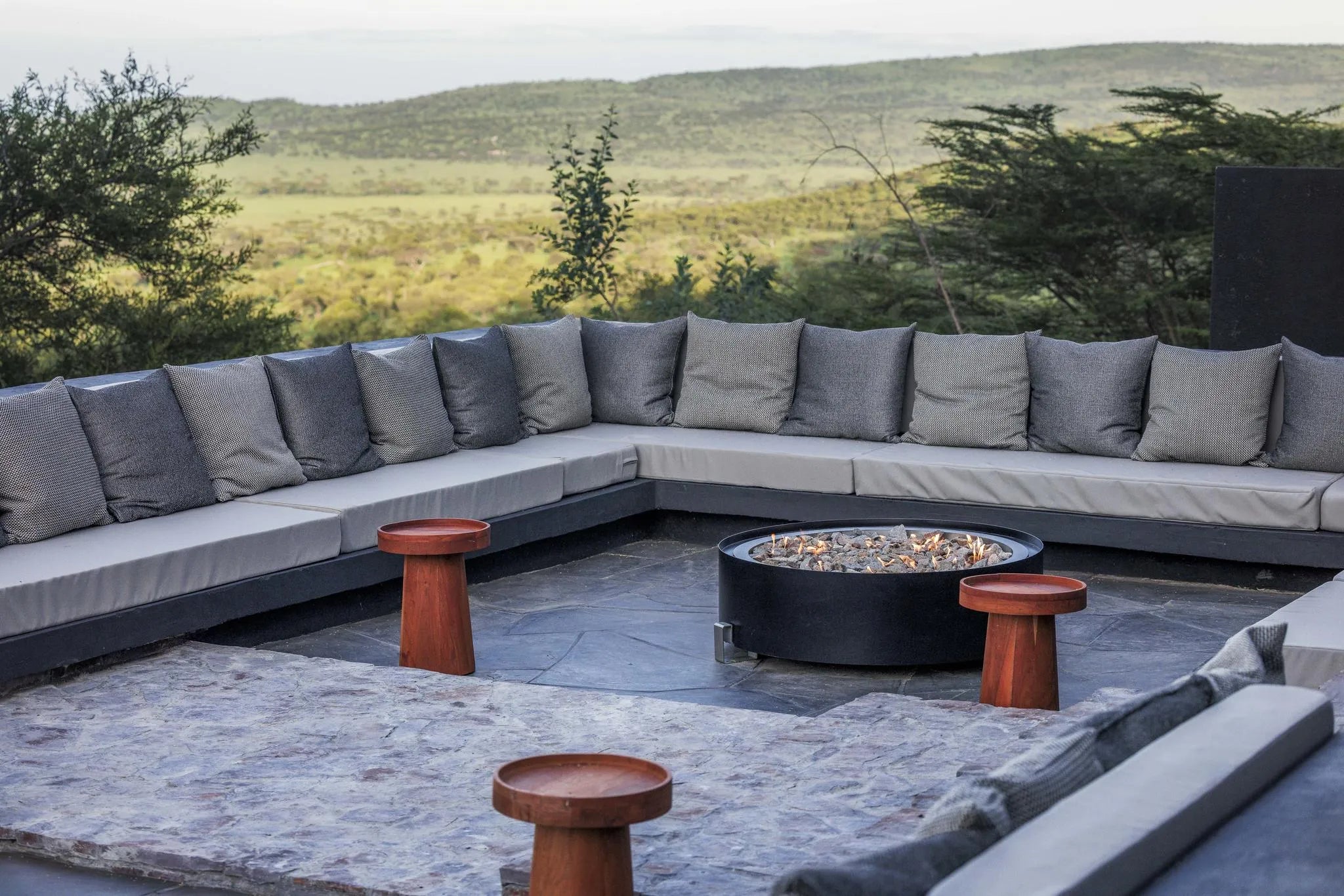 Fire Pit Medium Sunset at Serengeti Explorer by Elewana Collection, Seronera, Tanzania.