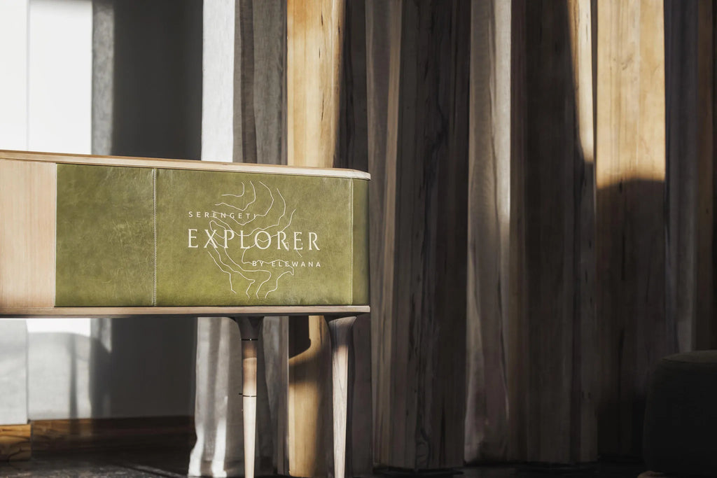Logo Reception at Serengeti Explorer by Elewana Collection, Seronera, Tanzania.