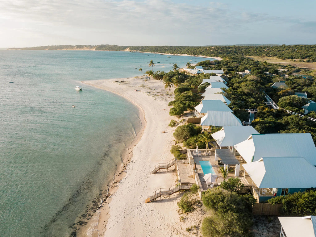 Azura Marlin Beach - Aerial at Azura Marlin Beach, Benguerra Island, Mozambique.
