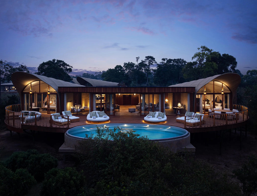 Presidential Suite at The Ritz-Carlton, Masai Mara Safari Camp, Masai Mara National Reserve, Kenya.