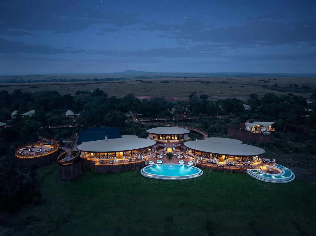 Guest Area Overview at The Ritz-Carlton, Masai Mara Safari Camp, Masai Mara National Reserve, Kenya.