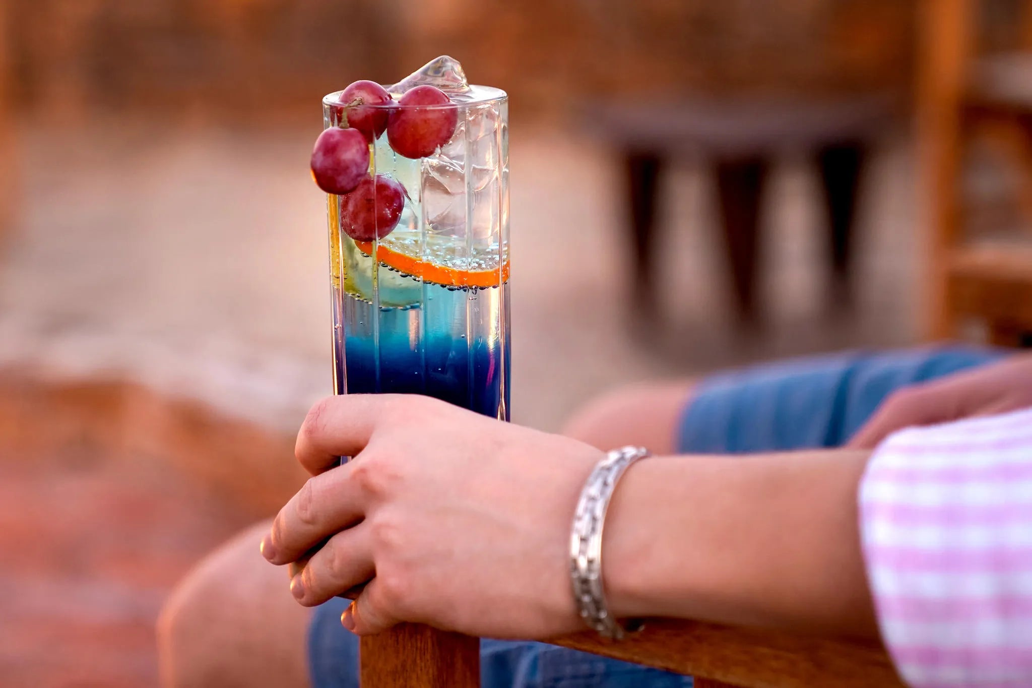 Beverages at Waldeck Namibia, Khomas Hochland, Namibia.