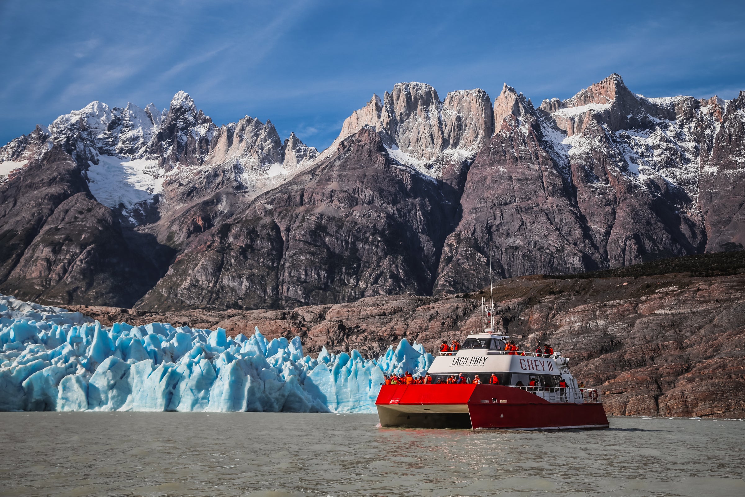 Navigation to Grey Glacier