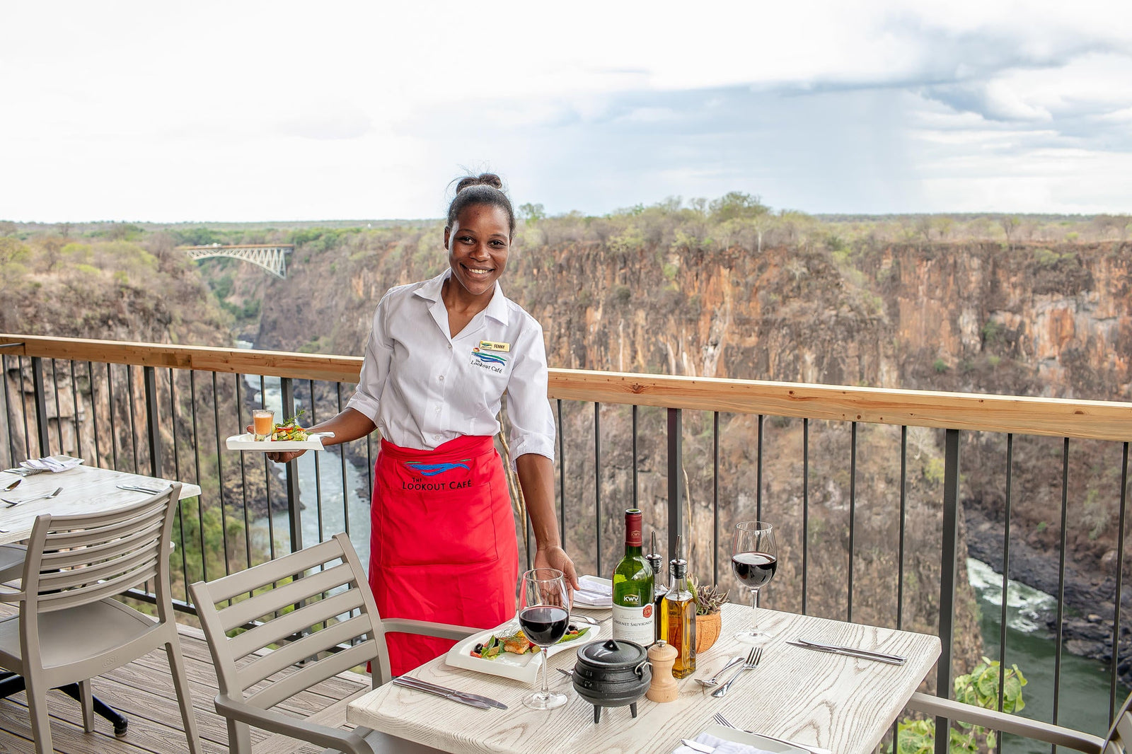 Lunch at Wild Horizons Lookout Cafe