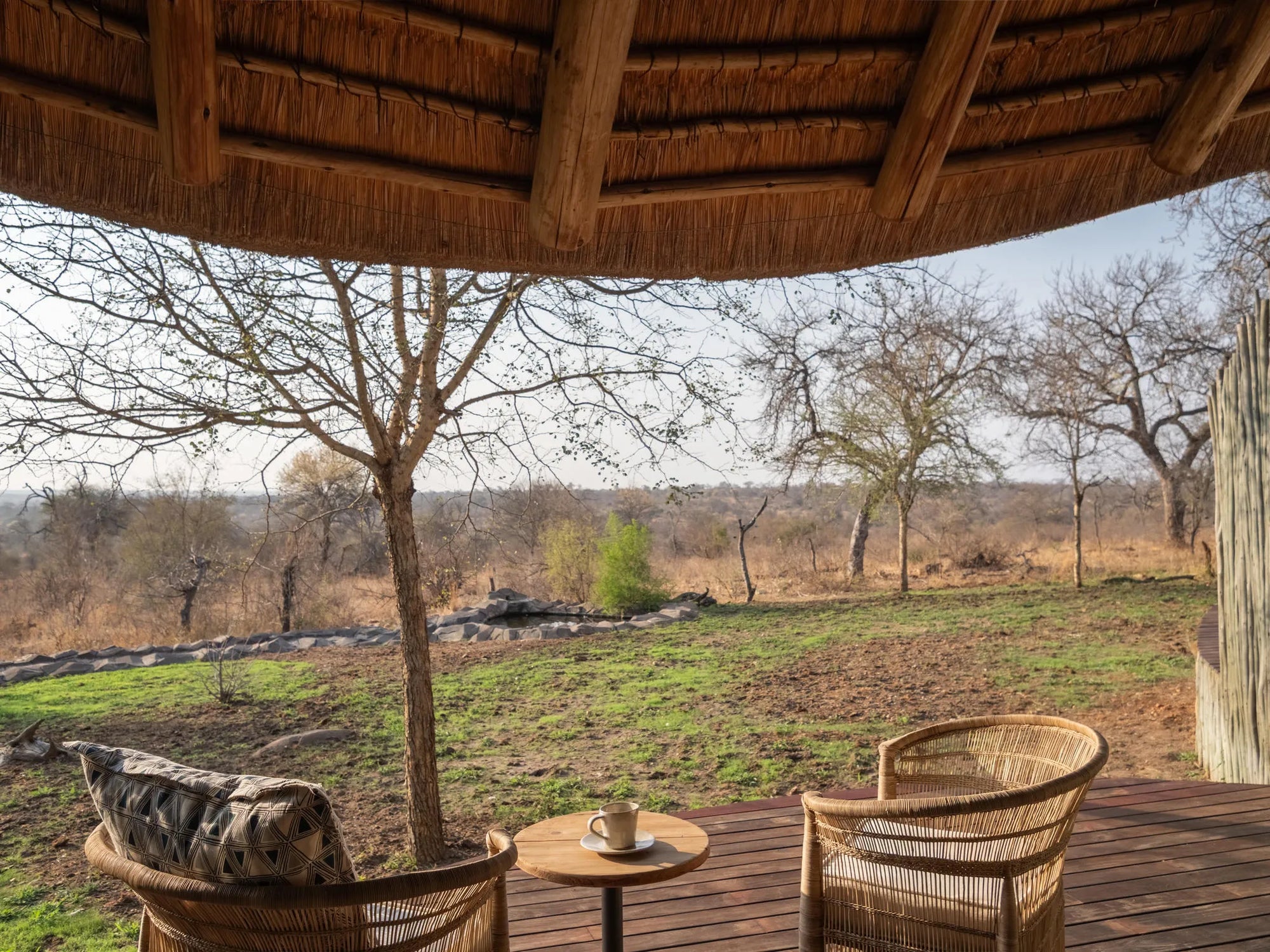 View from Room at Tintswalo Scops Rest, Manyeleti Private Game Reserve, South Africa.