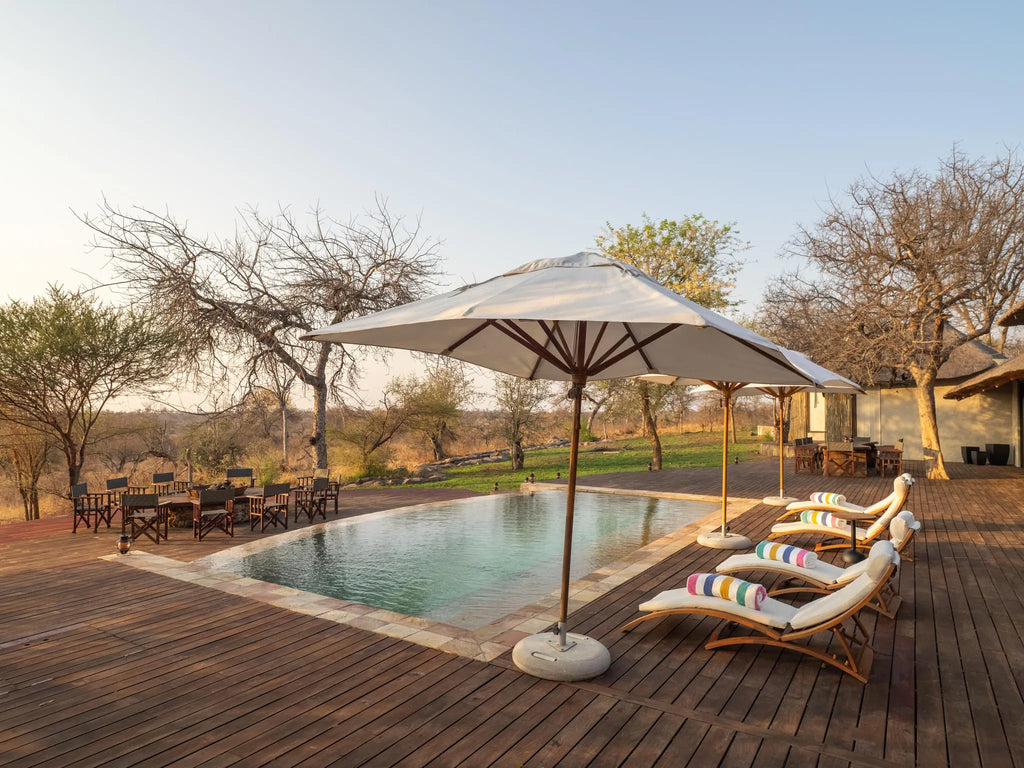 Pool Deck at Tintswalo Scops Rest, Manyeleti Private Game Reserve, South Africa.