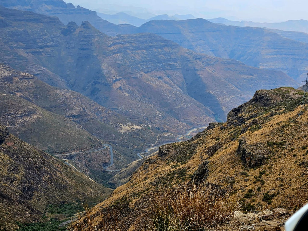 Steep Mountain Passes in Lesotho