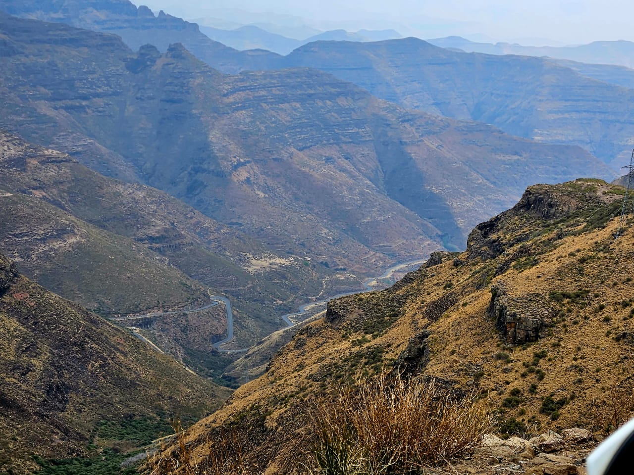 Steep Mountain Passes in Lesotho