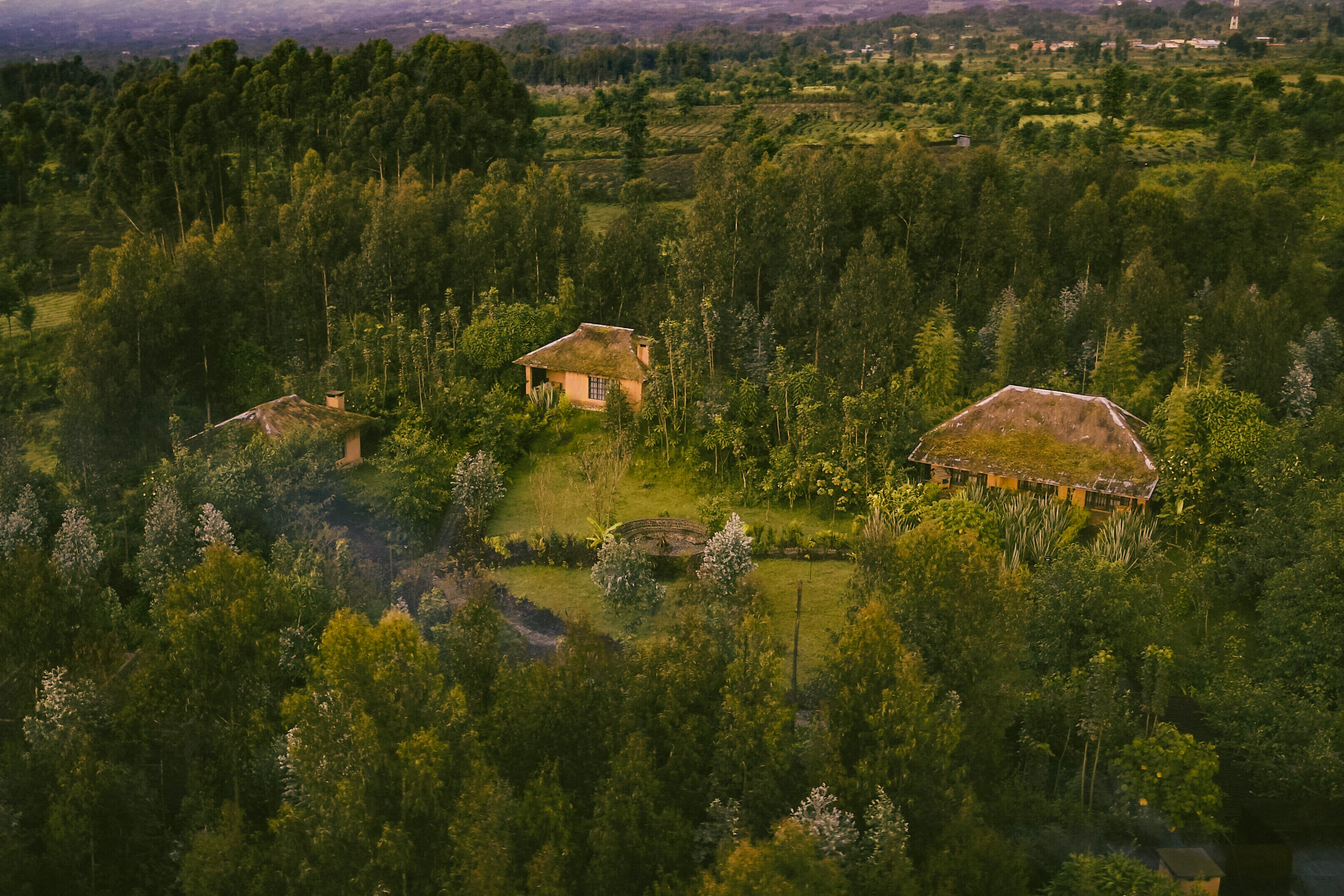 Ariel shot of Lodge