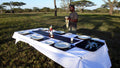 Setting up an outdoor Dinner