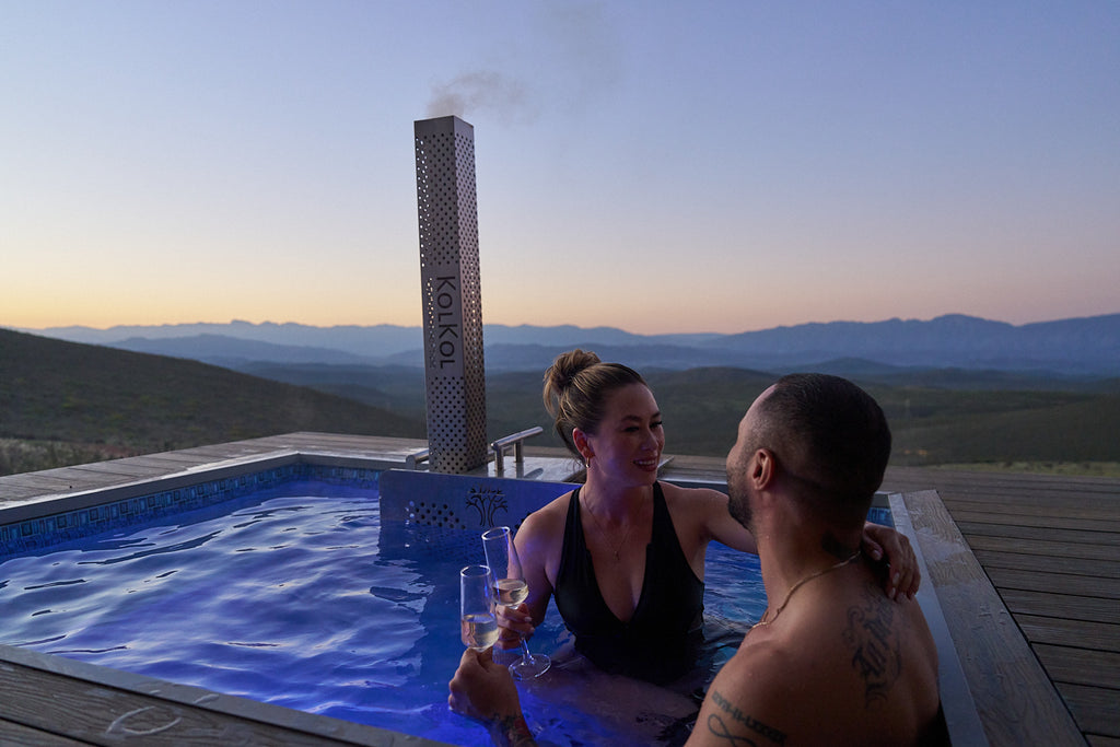Kol Kol wood fired hot tub