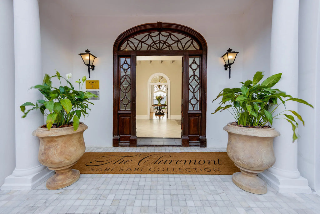 Entrance at The Claremont Boutique Hotel, Cape Town, South Africa.