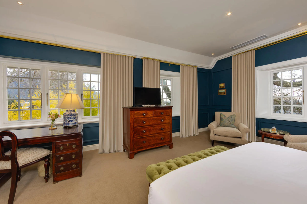 Deluxe Room at The Claremont Boutique Hotel, Cape Town, South Africa.