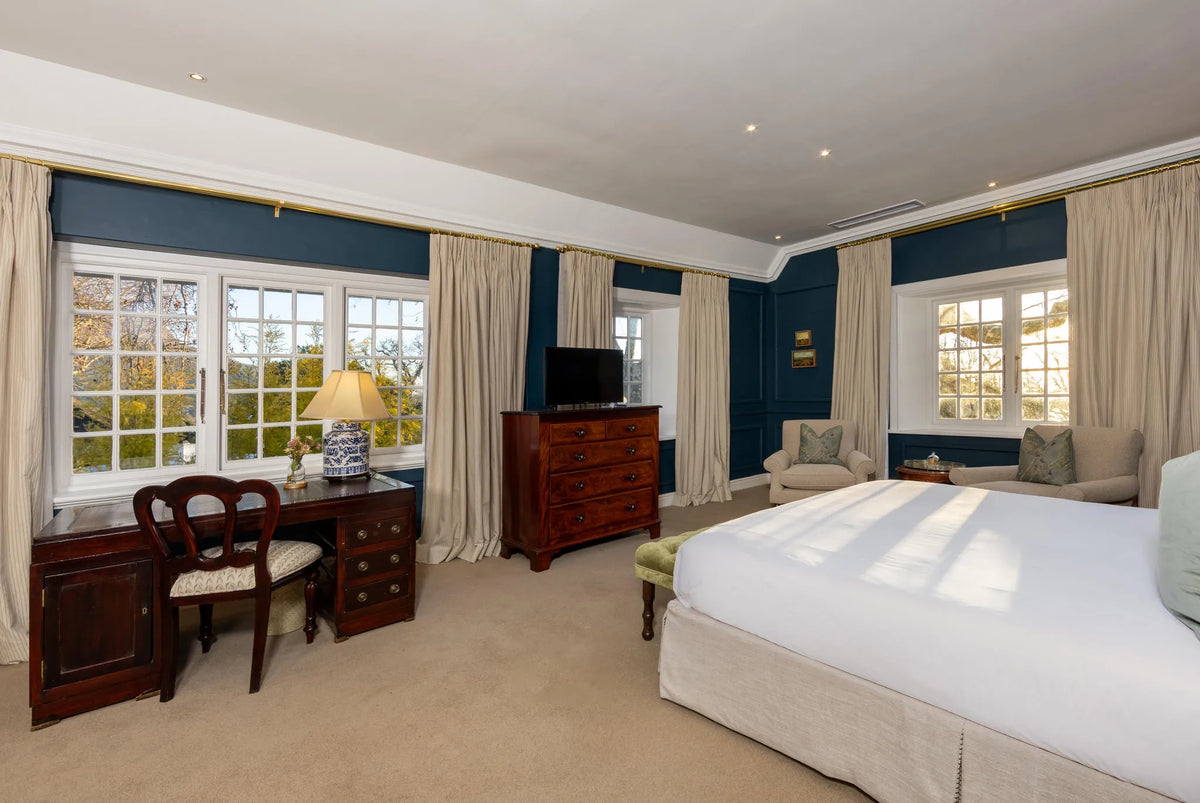 Deluxe Room at The Claremont Boutique Hotel, Cape Town, South Africa.