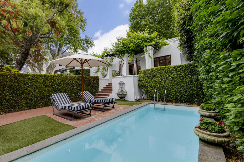 Sauer Suite Private Pool at The Claremont Boutique Hotel, Cape Town, South Africa.