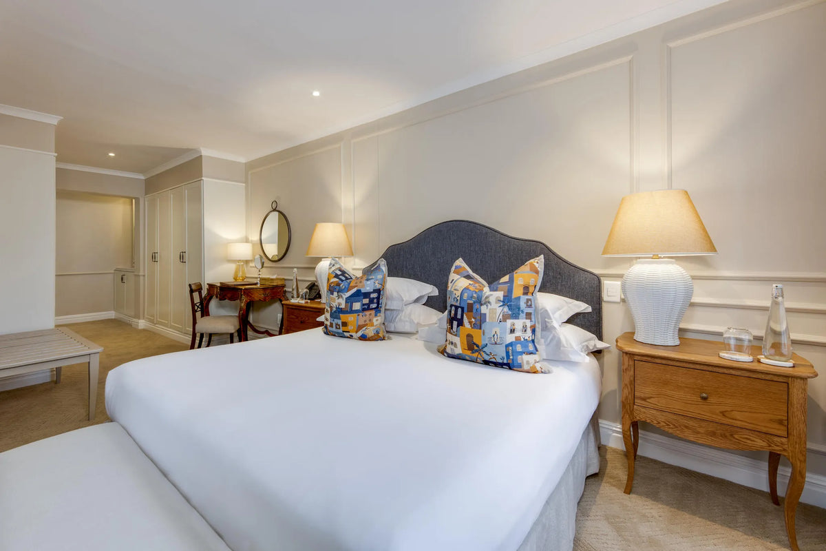 Sauer Suite Bedroom at The Claremont Boutique Hotel, Cape Town, South Africa.