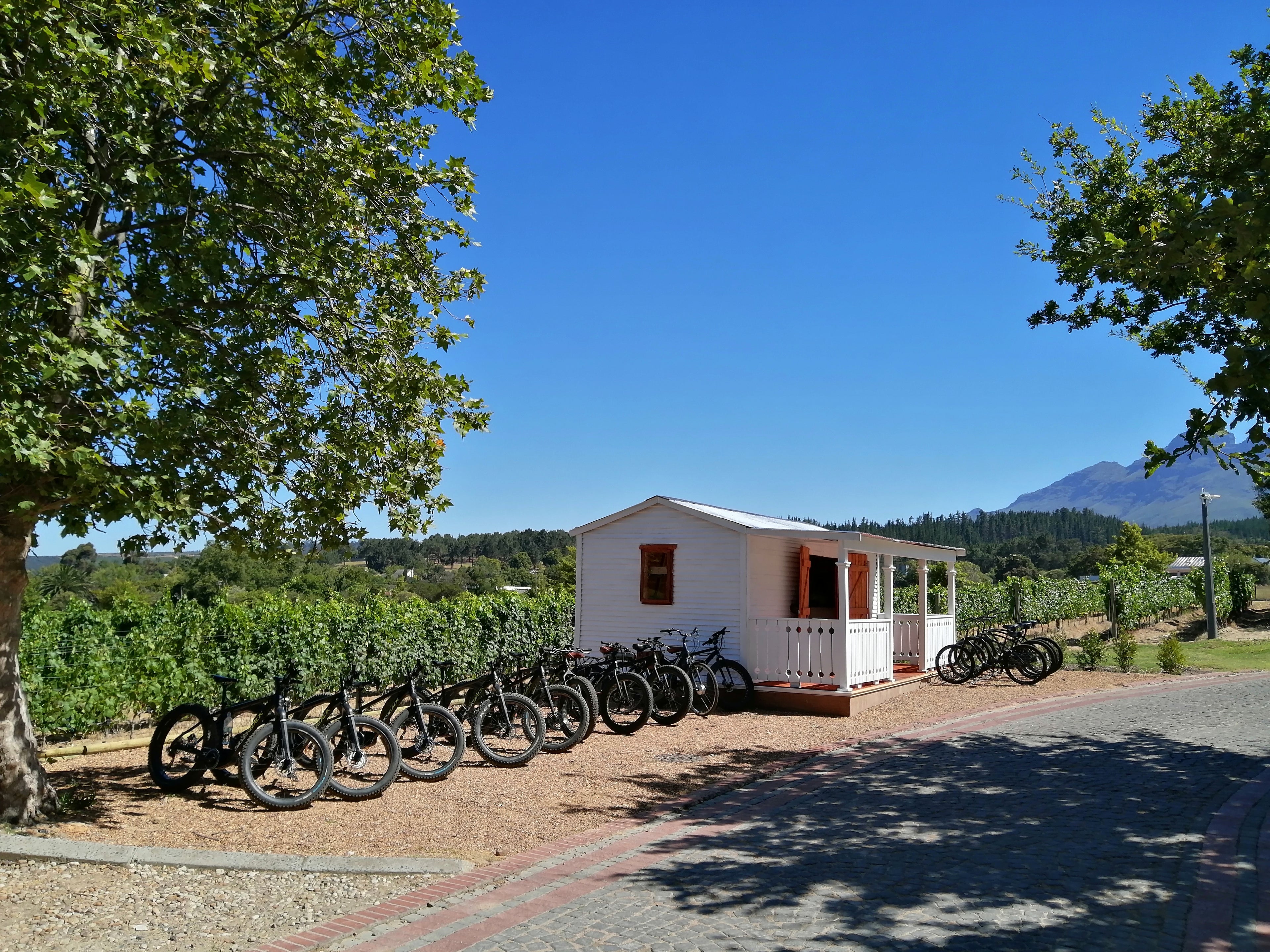 E-Bike office at Lanzerac