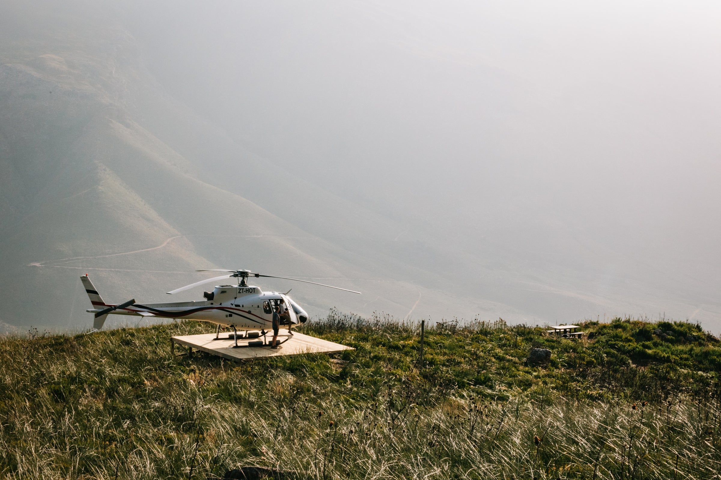 Cape Town Helicopters - Picnic in the Jonkershoek Valley