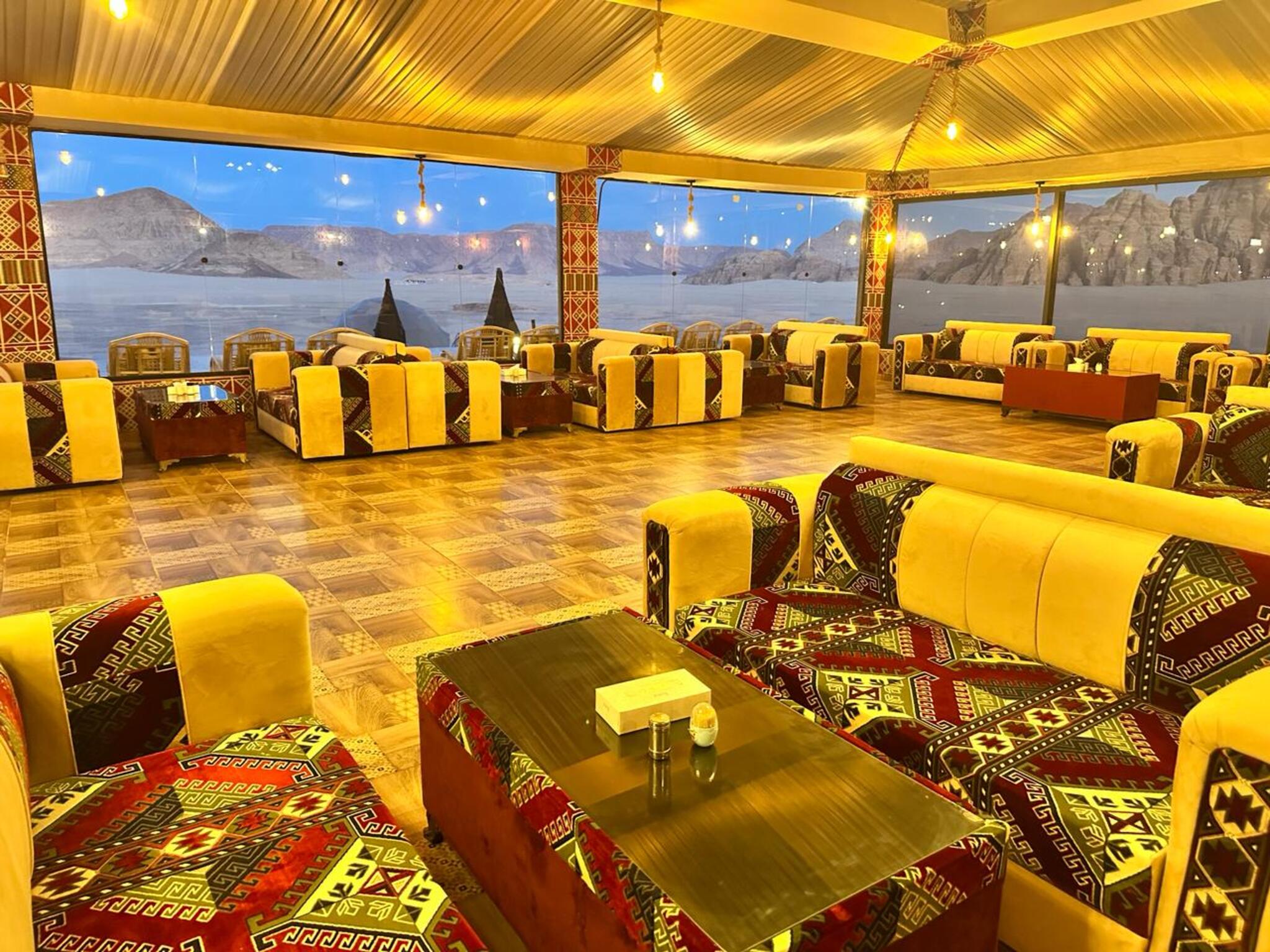 The restaurant inside