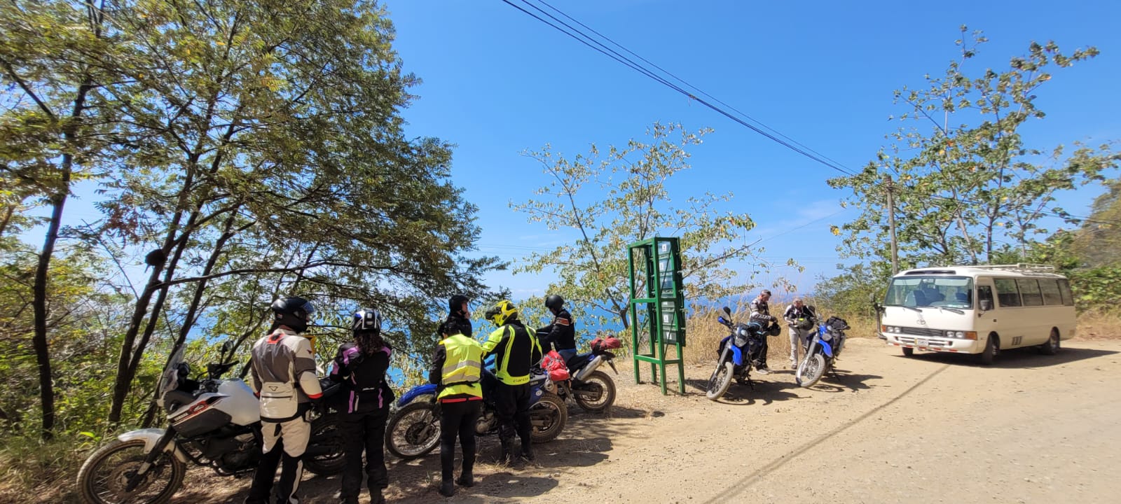 Riders’ Break with a View of the Pacific