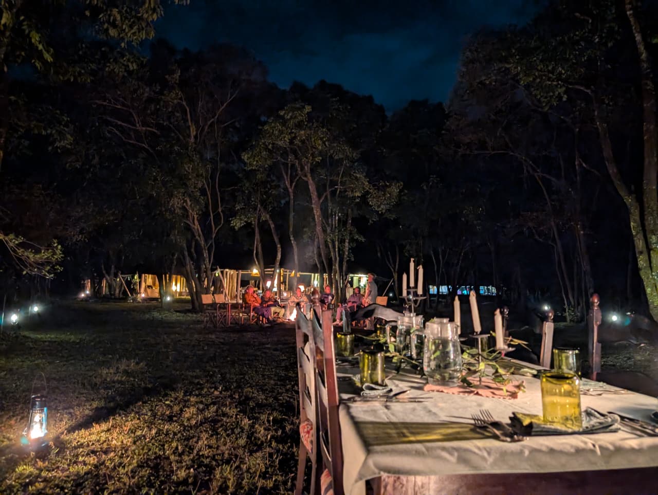 Outside dinner