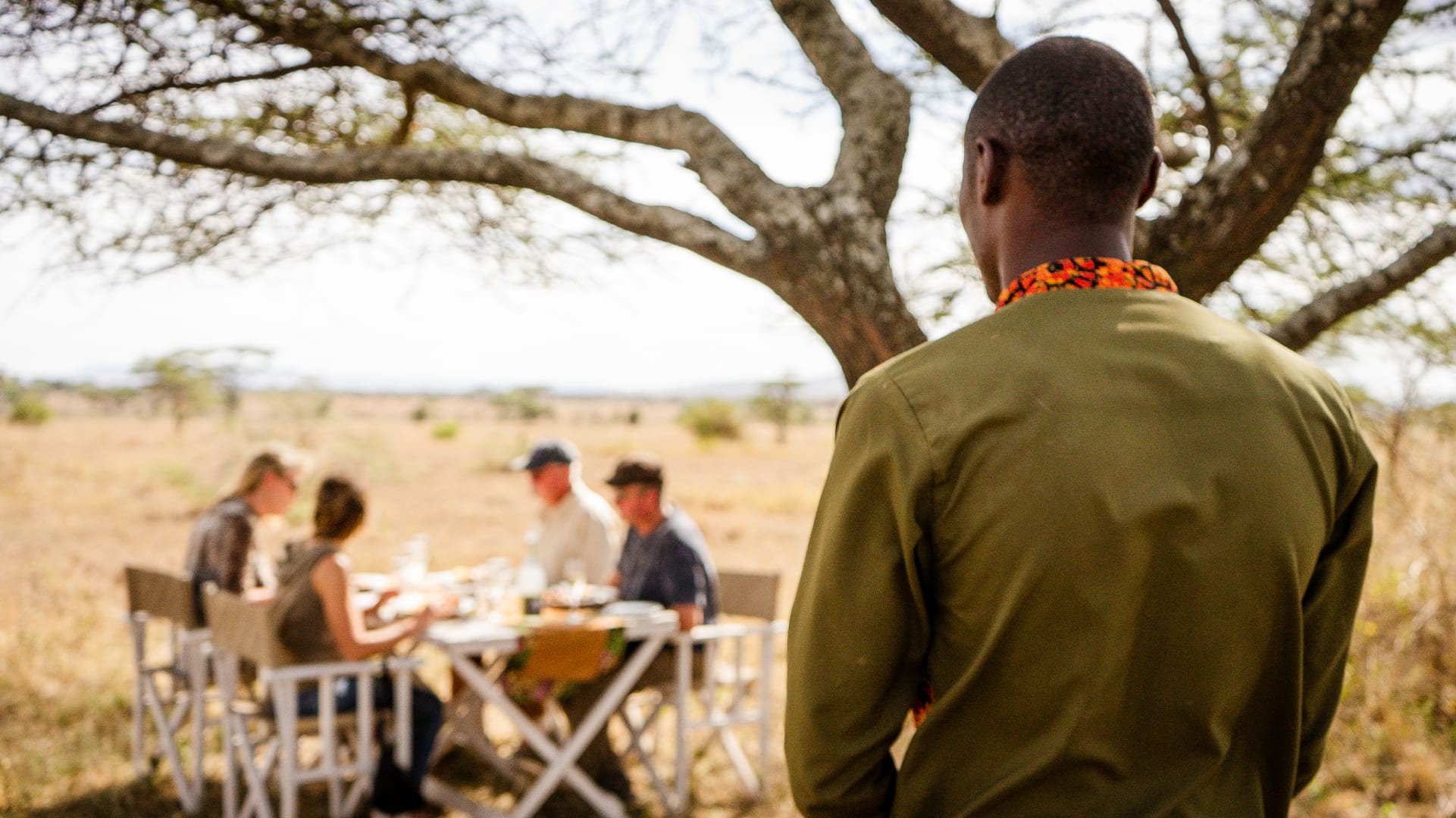 A hot meal in the midst of the wilderness