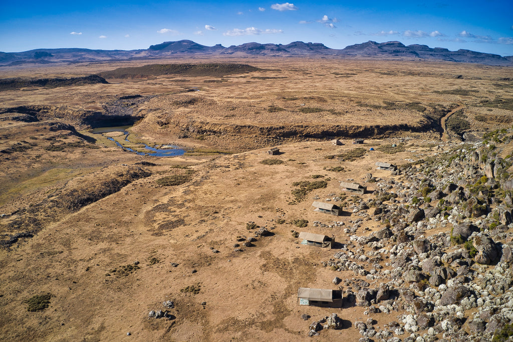 Web Valley Expedition Camp - drone view