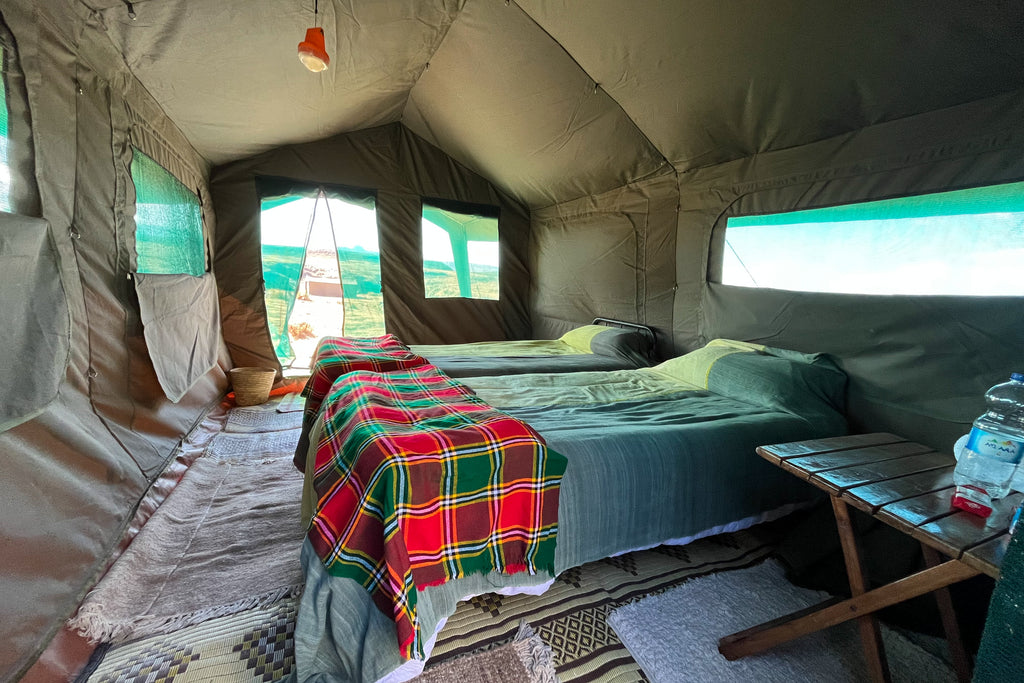 Web Valley Expedition Camp - tent interior