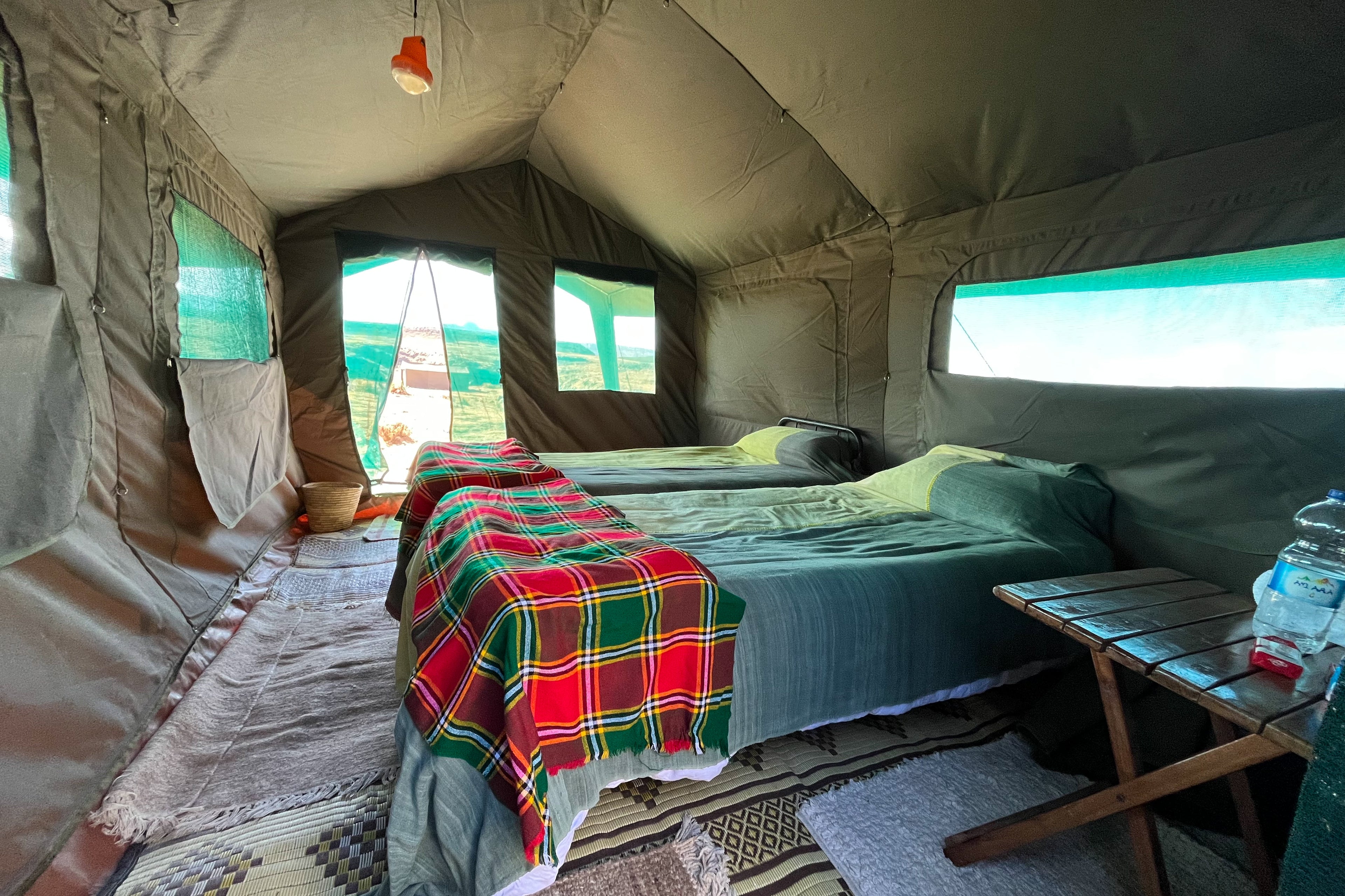 Web Valley Expedition Camp - tent interior